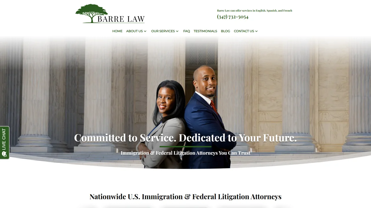 Barre Law - NYC, New York office in New York City, New York