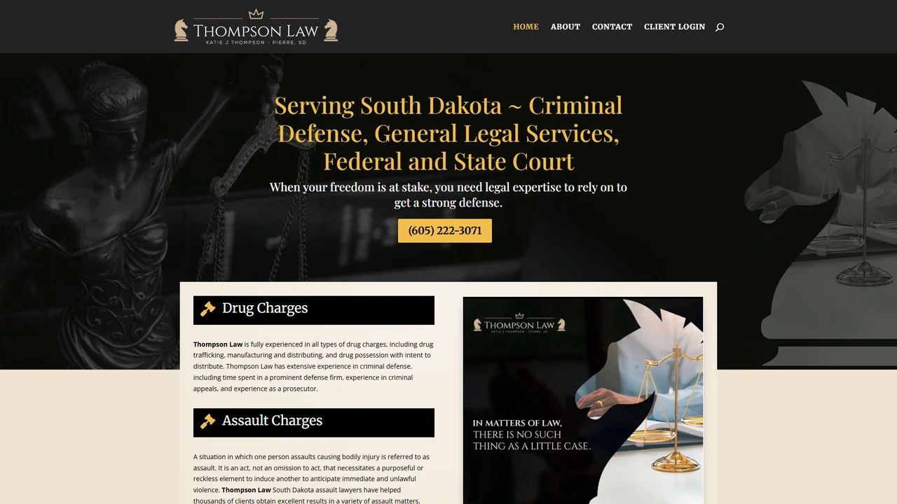 Katie J Thompson Attorney at Law - Pierre, SD office in Pierre, South Dakota