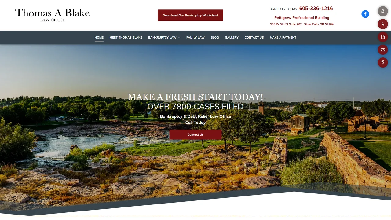 Thomas A Blake Law Office - Sioux Falls, SD office in Sioux Falls, South Dakota