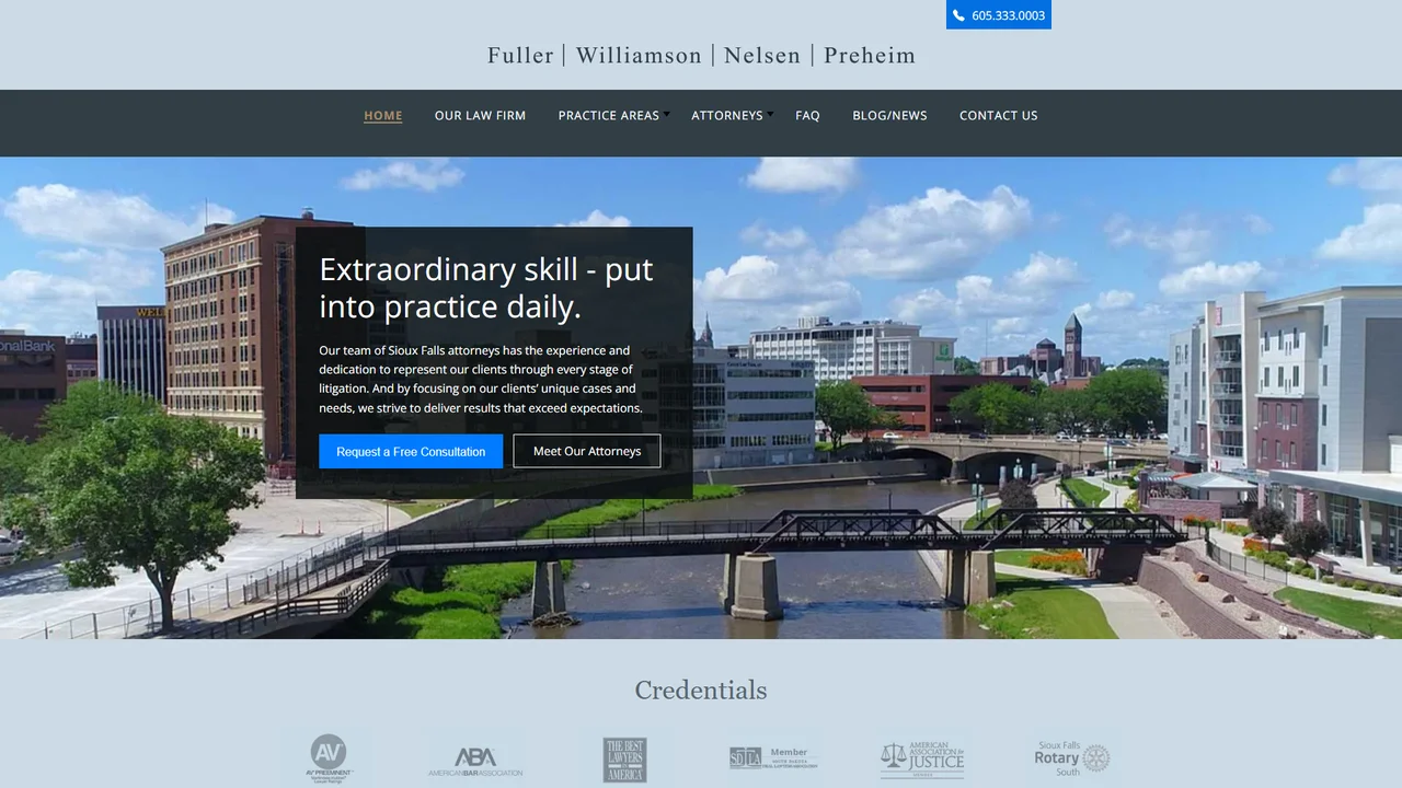 Fuller, Williamson, Nelsen & Preheim Law Firm - Sioux Falls, SD office in Sioux Falls, South Dakota