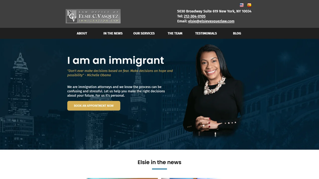 Law Office of Elsie C. Vasquez Immigration Law - NYC, New York office in New York City, New York