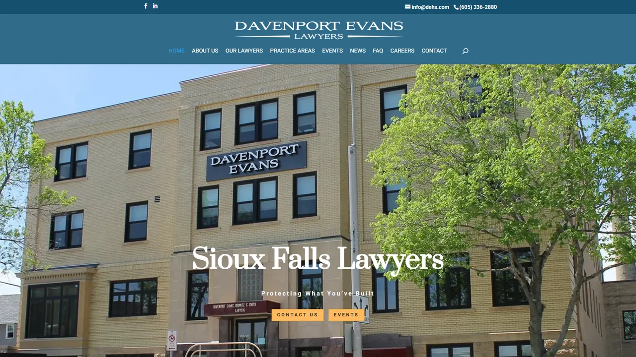 Davenport, Evans, Hurwitz and Smith, LLP - Sioux Falls, SD office in Sioux Falls, South Dakota