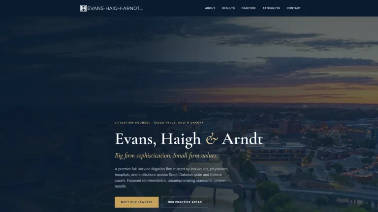 Evans Haigh & Arndt LLP, Sioux Falls, SD - Attorney in Sioux Falls