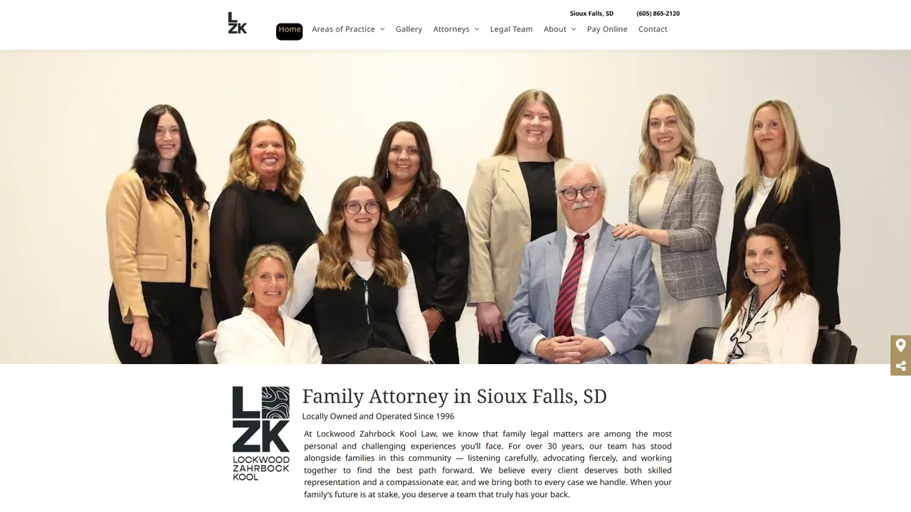 Lockwood & Zahrbock Kool Law Office, Sioux Falls, SD office in Sioux Falls, South Dakota