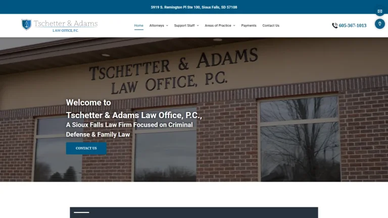 Tschetter & Adams Law Office, PC - Sioux Falls, SD - Attorney in Sioux Falls