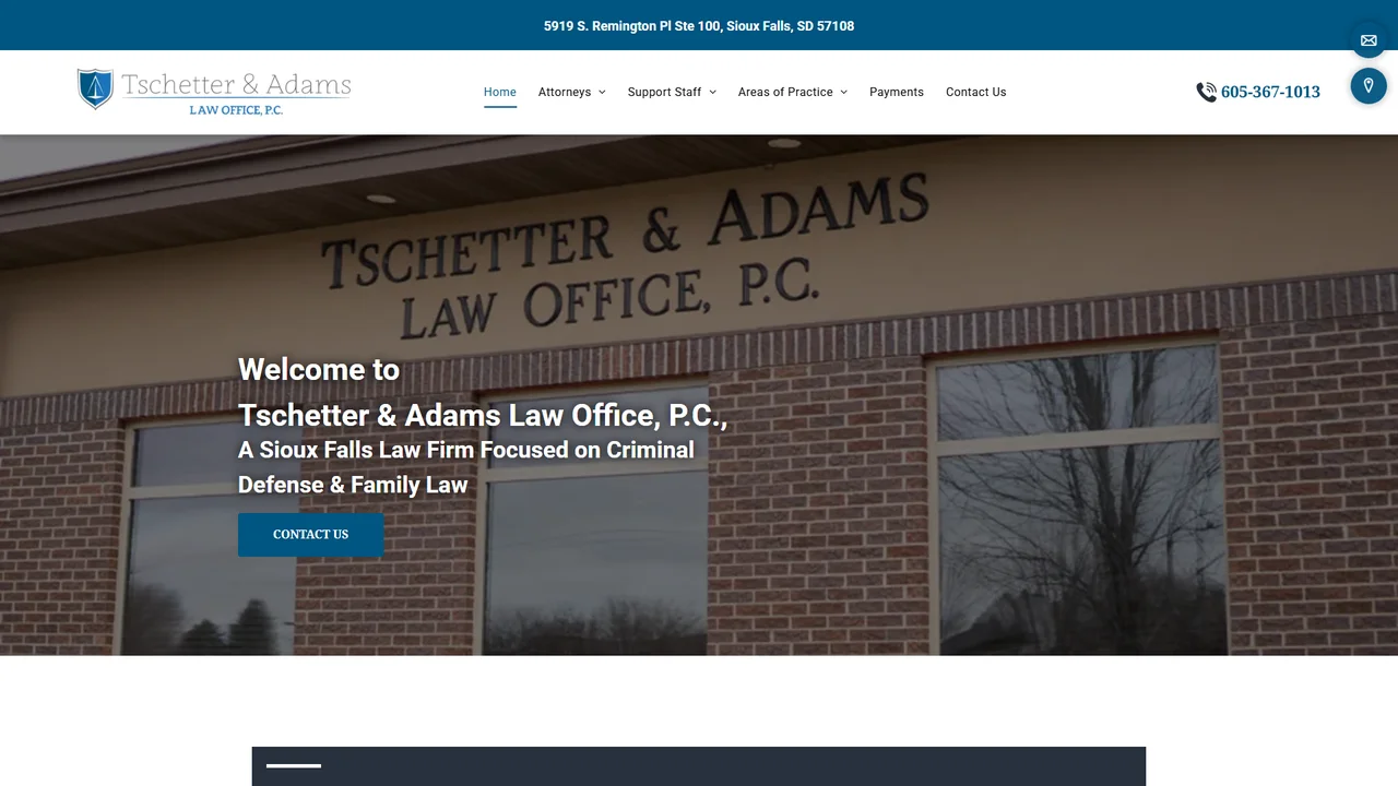 Tschetter & Adams Law Office, PC - Sioux Falls, SD office in Sioux Falls, South Dakota