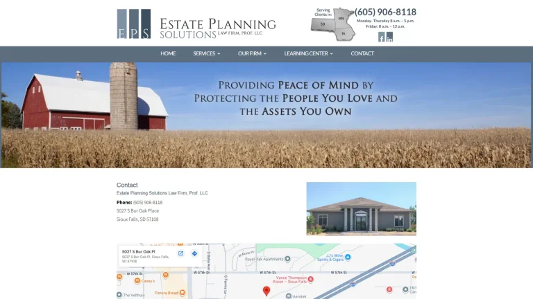 Estate Planning Solutions Law Firm, Prof. LLC Sioux Falls, SD - Attorney in Sioux Falls
