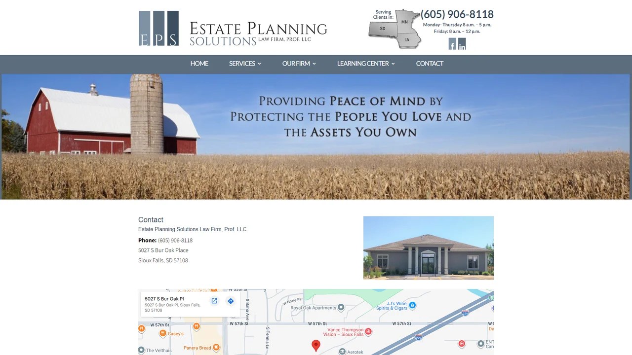 Estate Planning Solutions Law Firm, Prof. LLC Sioux Falls, SD office in Sioux Falls, South Dakota