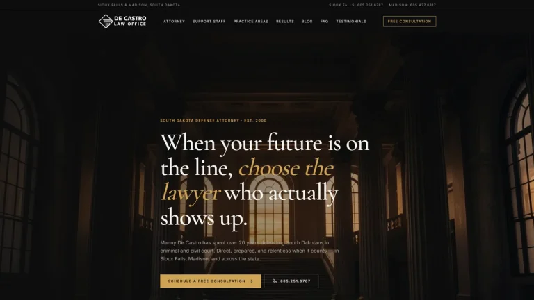 De Castro Law Office - Sioux Falls, SD - Attorney in Sioux Falls