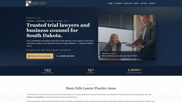 Cadwell Law Firm - Sioux Falls, SD - Attorney in Sioux Falls