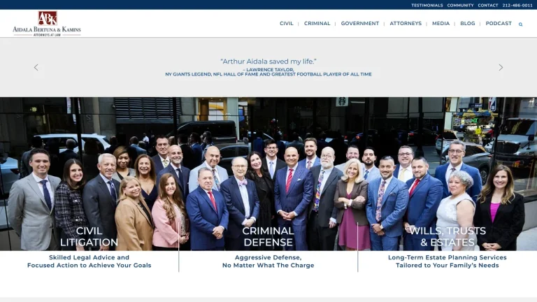 AIDALA, BERTUNA & KAMINS, PC - NYC, New York - Attorney in New York City
