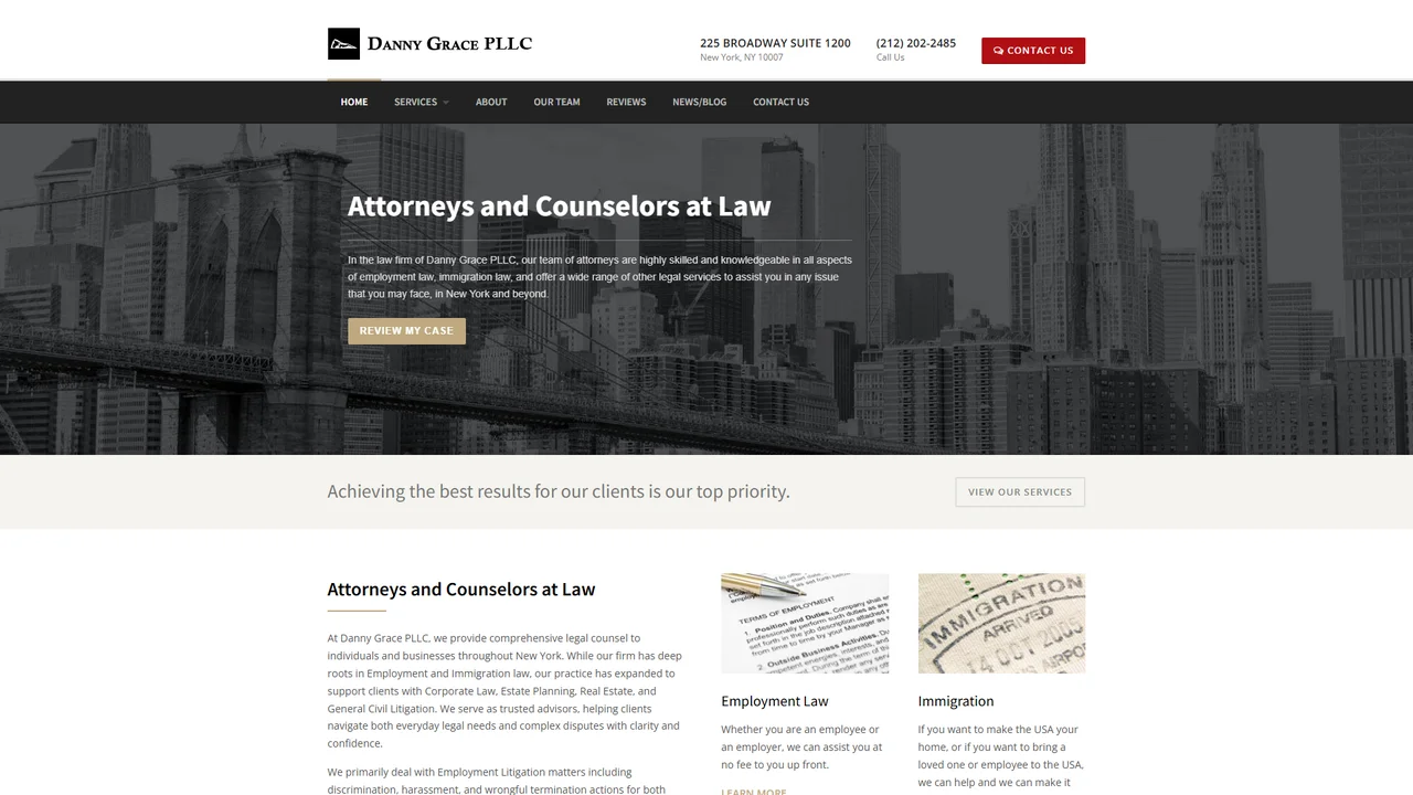 Danny Grace PLLC - NYC, New York office in New York City, New York