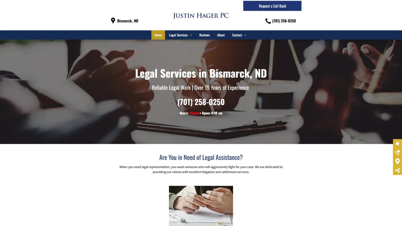 Justin Hager PC - Bismarck, ND office in Bismarck, North Dakota