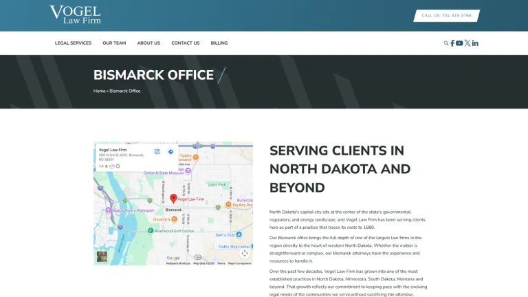 Vogel Law Firm - BISMARCK, ND - Attorney in Bismarck