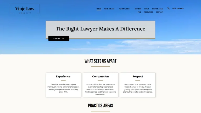Vinje Law Firm - Bismarck, ND - Attorney in Bismarck