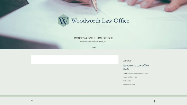 Woodworth Law Office, PLLC - Bismarck, ND - Attorney in Bismarck