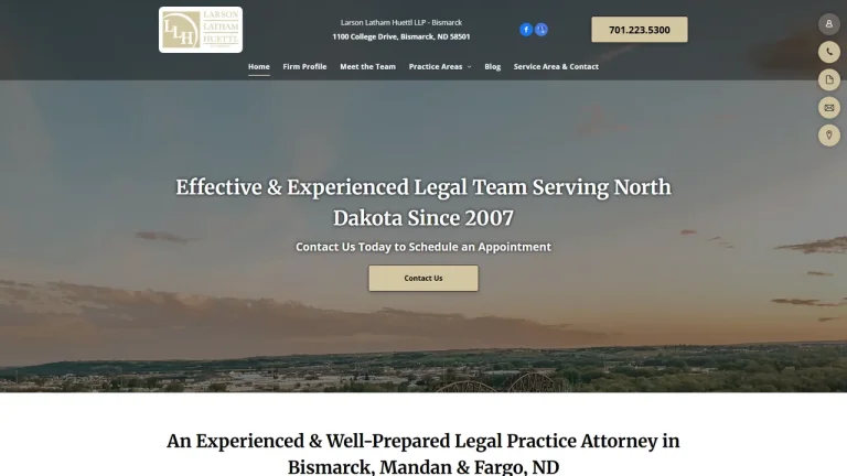 Greg Larson (Larson Latham Huettl LLP) - Bismarck, ND - Attorney in Bismarck