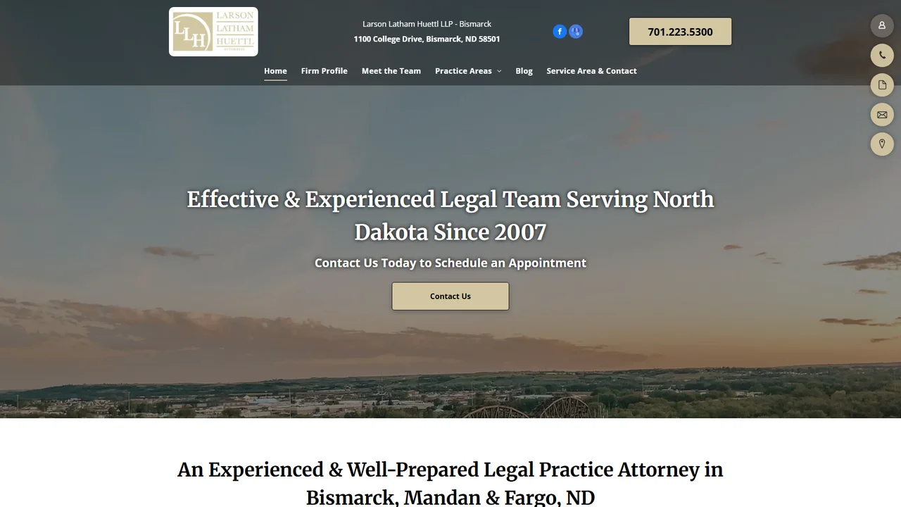 Greg Larson (Larson Latham Huettl LLP) - Bismarck, ND office in Bismarck, North Dakota