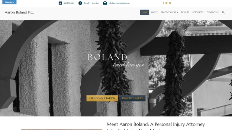 Aaron Boland PC Santa Fe, NM - Attorney in Santa Fe
