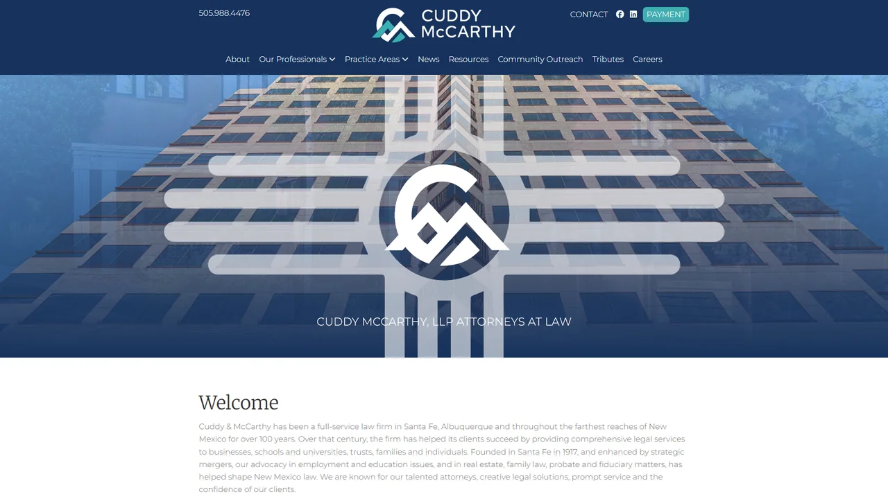 Cuddy & McCarthy LLP - Santa Fe, NM office in Santa Fe, New Mexico