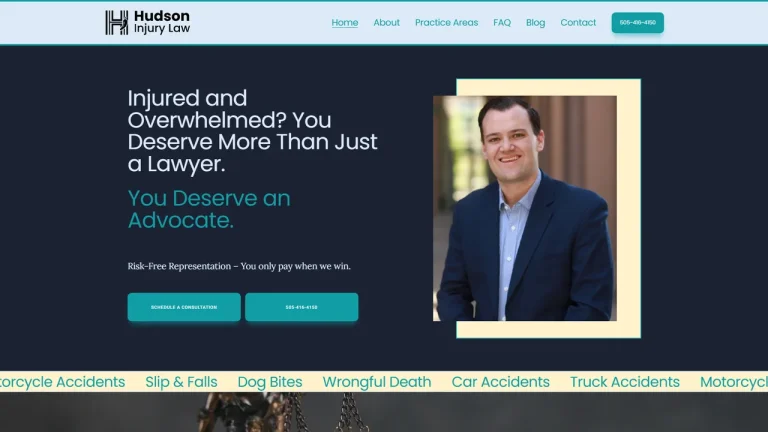 Hudson Injury Law Santa Fe, NM - Attorney in Santa Fe