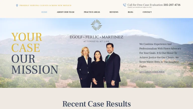 Egolf + Ferlic + Martinez + Harwood, LLC - SANTA FE, NM - Attorney in Santa Fe