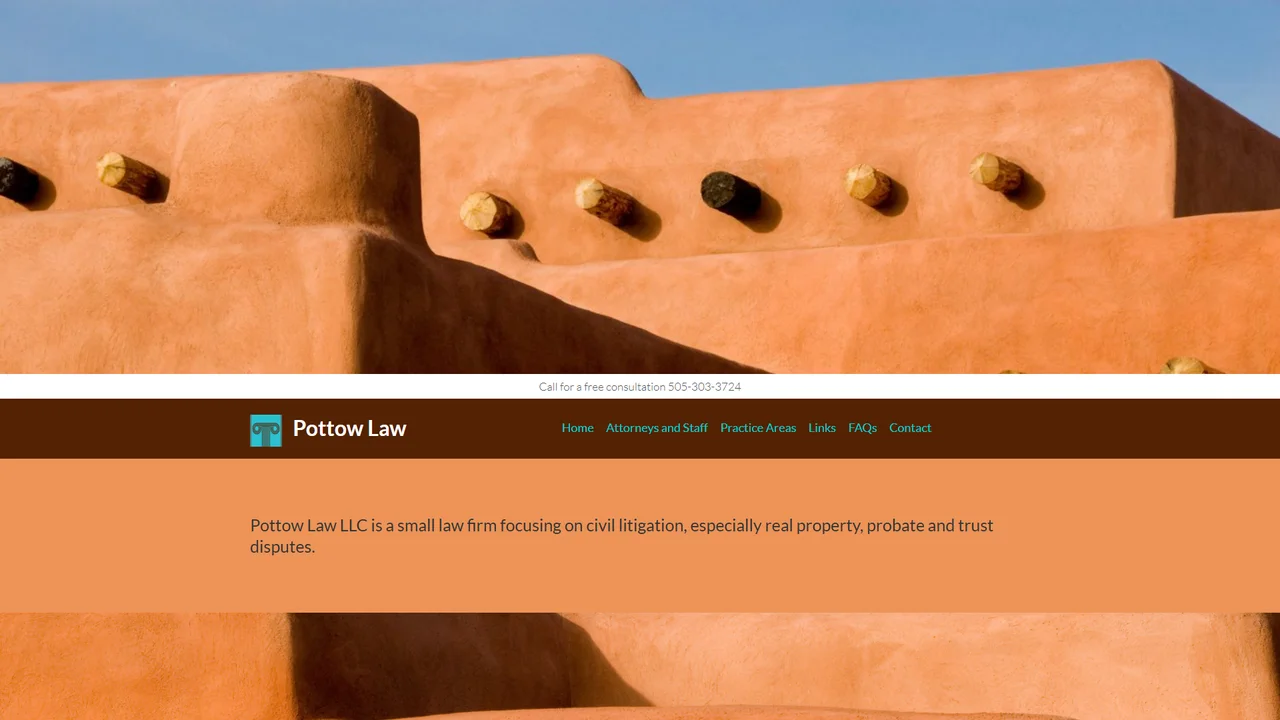 Pottow Law LLC - Santa Fe, NM office in Santa Fe, New Mexico