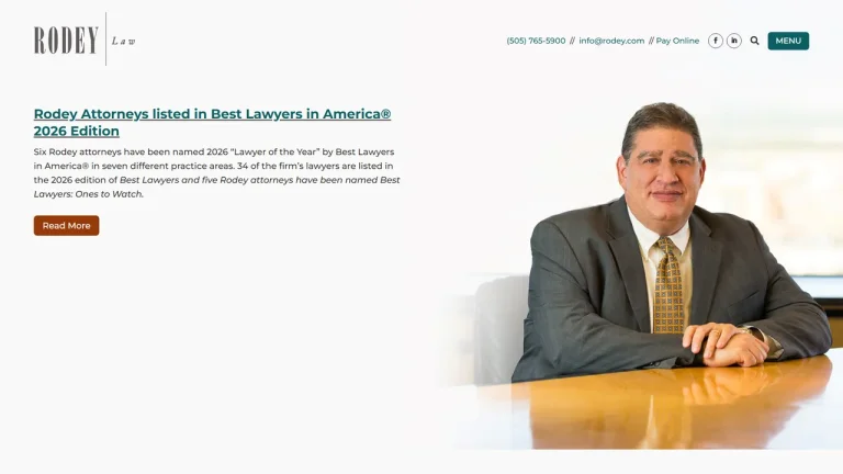 Rodey Law Firm - Santa Fe, NM - Attorney in Santa Fe