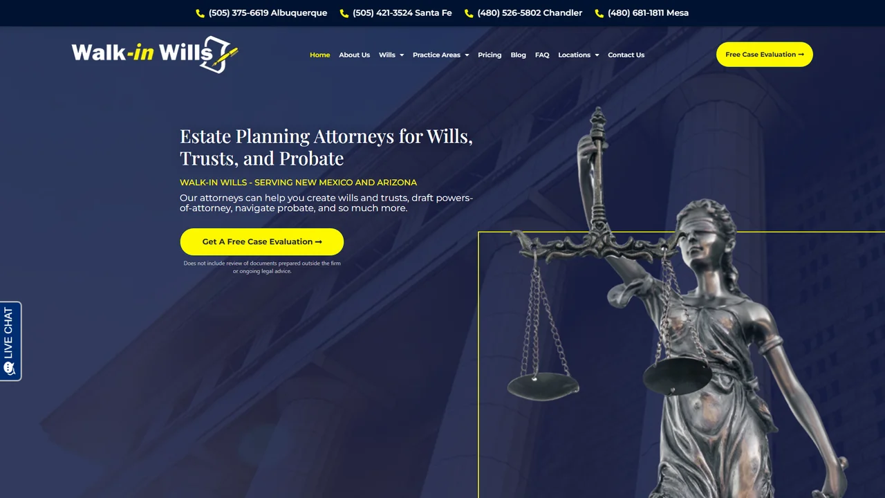 Walk-In Wills - Santa Fe, NM office in Santa Fe, New Mexico