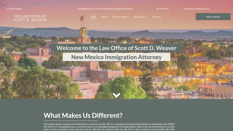 Law Office of Scott D. Weaver, LLC - Santa Fe, NM - Attorney in Santa Fe