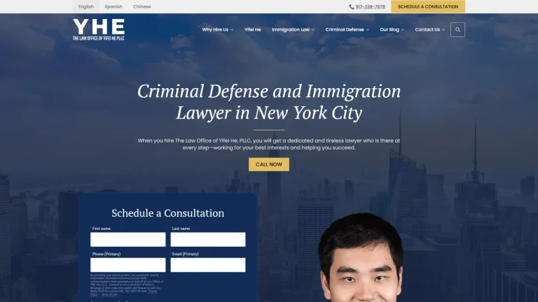 The Law Office of Yifei He PLLC - NYC, New York - Attorney in New York City