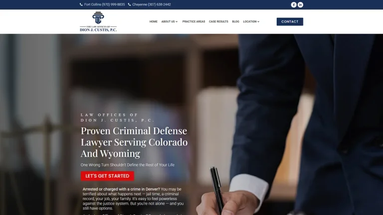 The Law Offices of Dion J. Custis, P.C., Cheyenne, WY - Attorney in Cheyenne