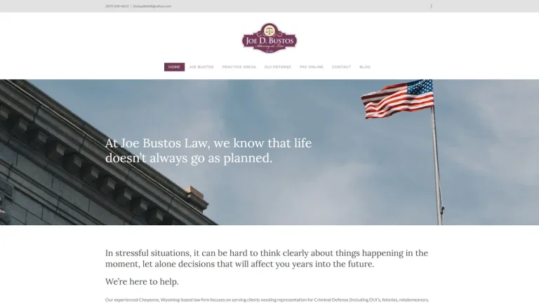 Joe D Bustos Law Firm PC - Cheyenne, WY - Attorney in Cheyenne