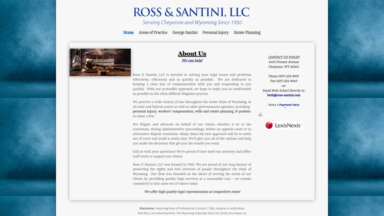 Ross, Ross & Santini, LLC - Cheyenne, WY office in Cheyenne, Wyoming
