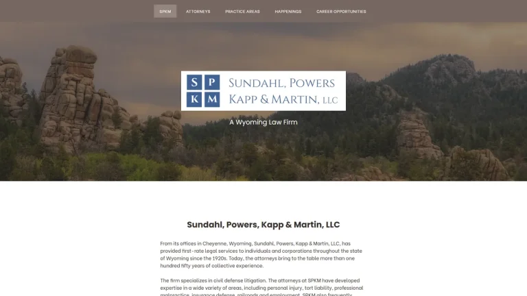 Sundahl, Powers, Kapp and Martin, LLC - Cheyenne, WY - Attorney in Cheyenne
