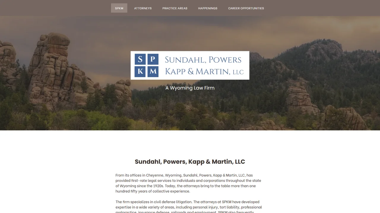 Sundahl, Powers, Kapp and Martin, LLC - Cheyenne, WY office in Cheyenne, Wyoming