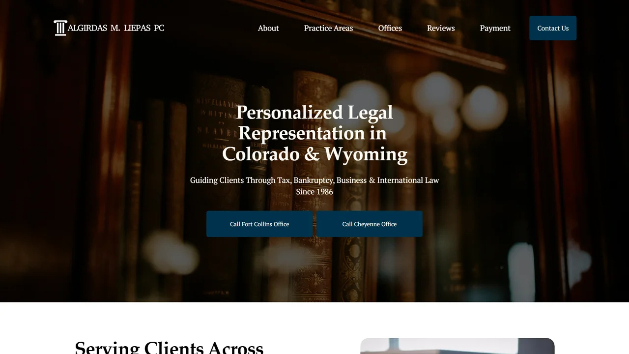 Algirdas M. Liepas, PC - Cheyenne, WY office in Cheyenne, Wyoming