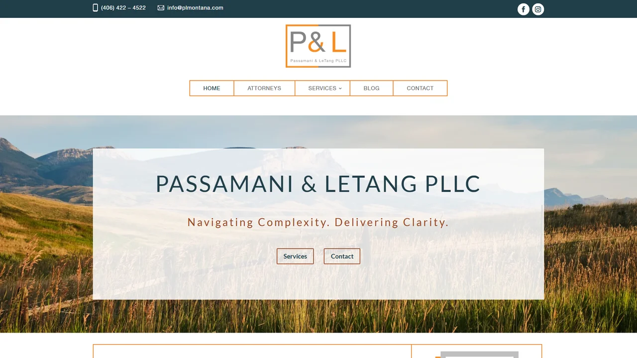 Passamani and LeTang, PLLC - Helena, MT office in Helena, Montana