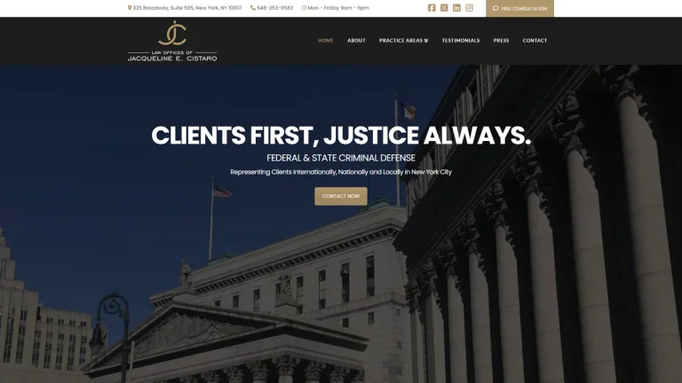Law Offices of Jacqueline E. Cistaro - NYC, New York - Attorney in New York City
