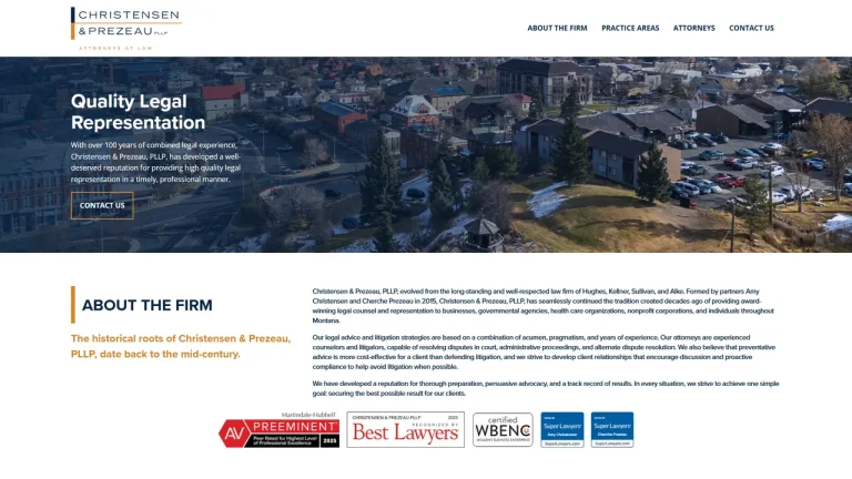 Christensen & Prezeau, PLLP - Helena, MT - Attorney in Helena