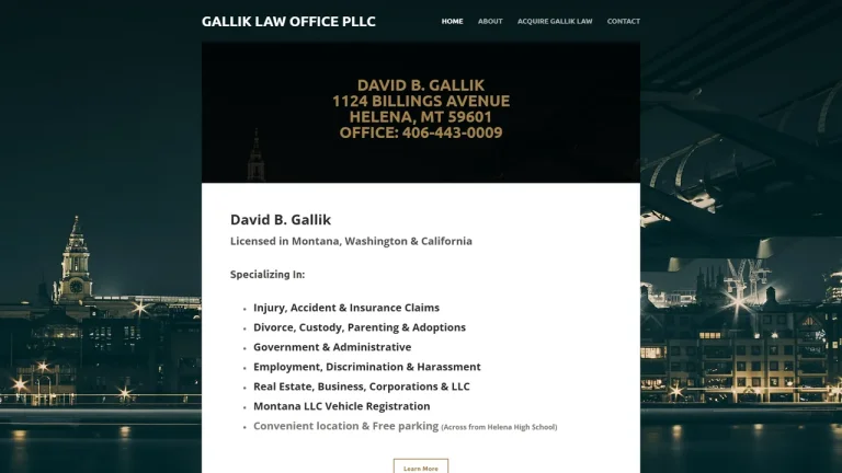 Gallik Law Office - Helena, MT - Attorney in Helena