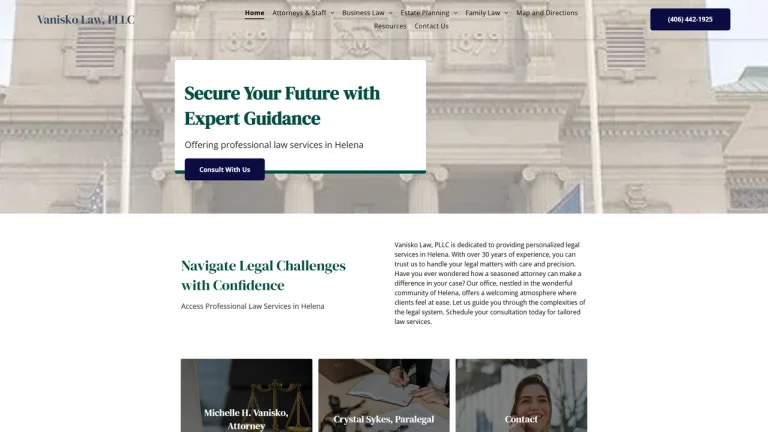 Vanisko Law, PLLC - Helena, MT - Attorney in Helena