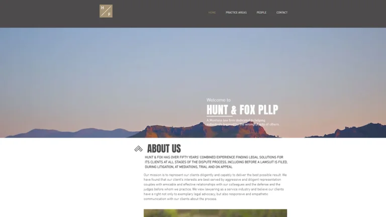 Hunt and Fox PLLP Helena, MT - Attorney in Helena