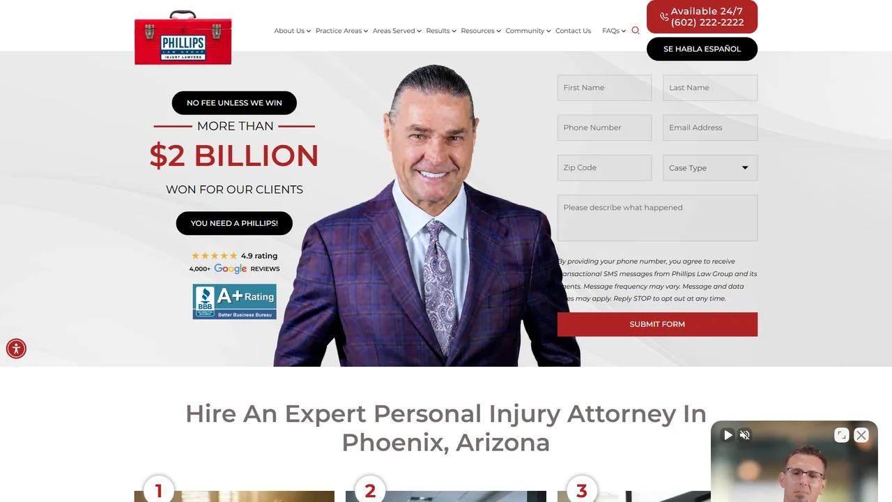 Phillips Law Group - Injury Lawyers - Phoenix, AZ office in Phoenix, Arizona
