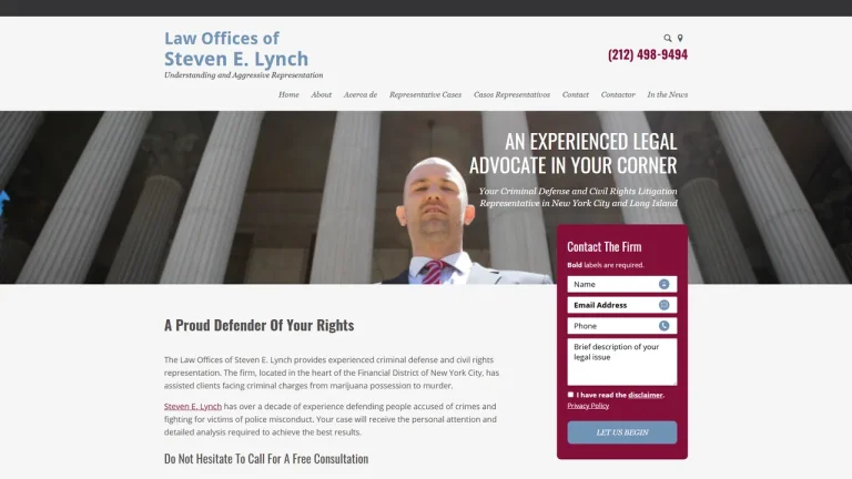 The Law Offices of Steven E. Lynch - NYC, New York - Attorney in New York City