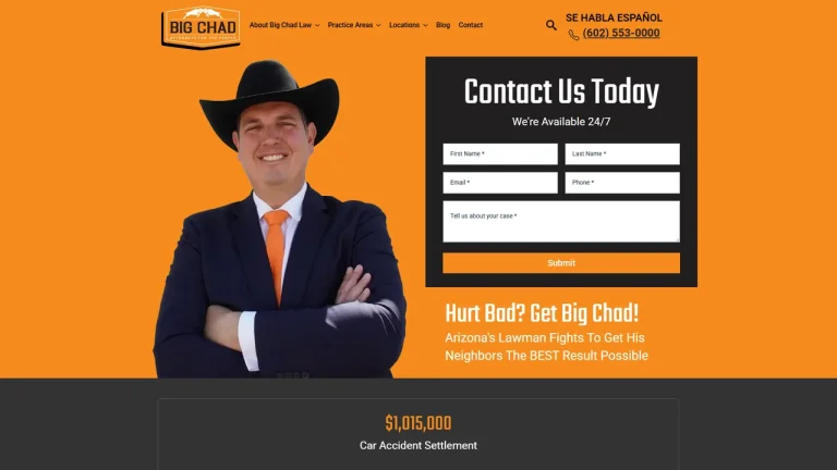 Big Chad Law Injury and Accident Lawyers - Phoenix, AZ - Attorney in Phoenix