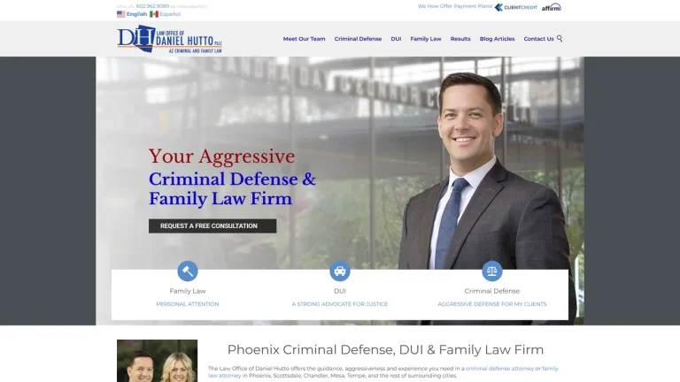 Law Office of Daniel Hutto, PLLC - Phoenix, AZ - Attorney in Phoenix