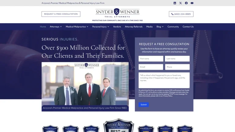 Snyder & Wenner, P.C. Phoenix, AZ - Attorney in Phoenix