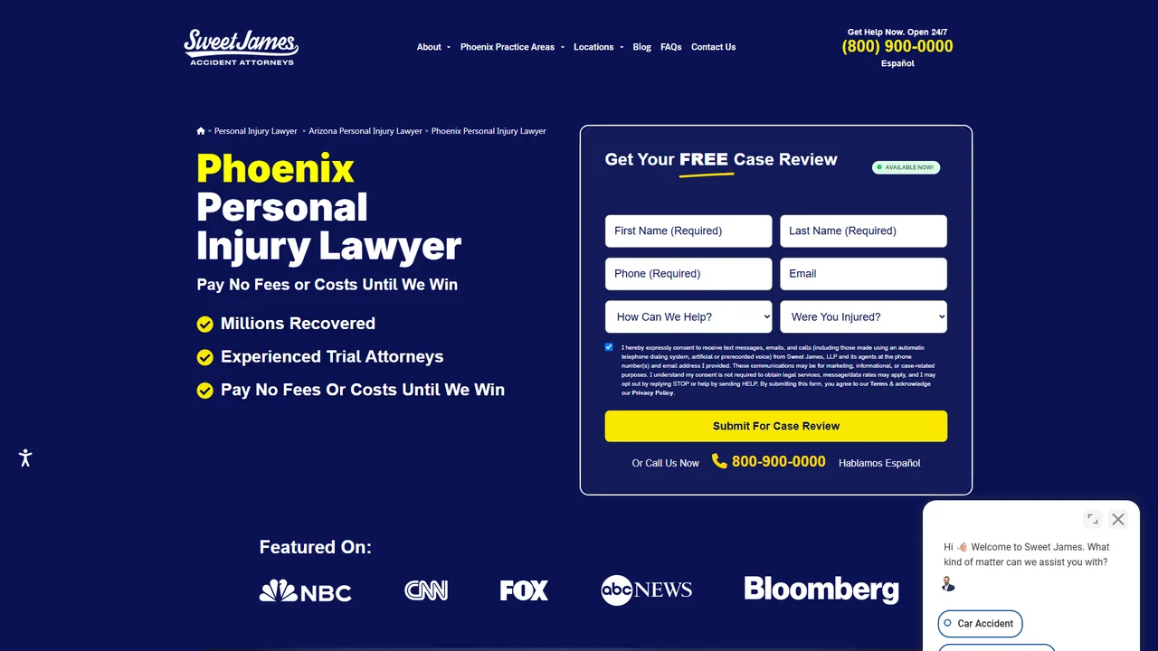 Sweet James Accident Attorneys - Phoenix, AZ office in Phoenix, Arizona