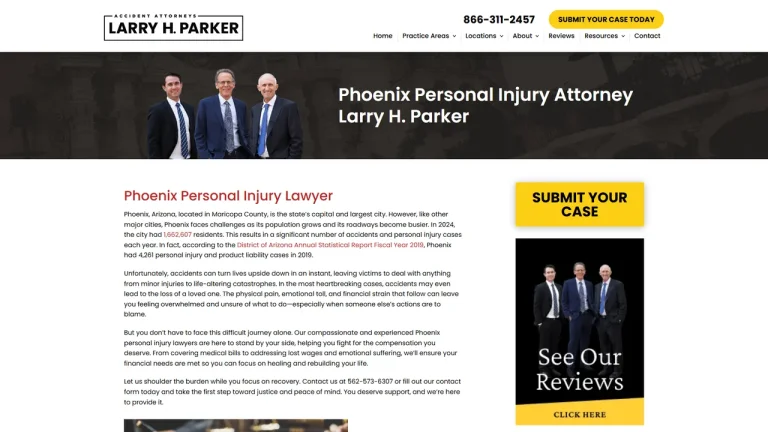 Larry H. Parker Accident Attorneys - Phoenix, AZ - Attorney in Phoenix